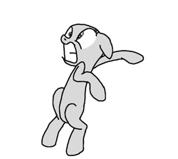 Size: 773x691 | Tagged: safe, earth pony, pony, base, grayscale, monochrome, scared