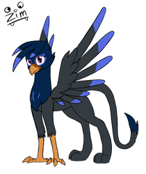 Size: 2975x3541 | Tagged: safe, artist:clot, oc, oc only, griffon, simple background, solo