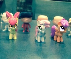 Size: 318x262 | Tagged: safe, edit, apple bloom, scootaloo, sweetie belle, cutie mark crusaders, funko, toy