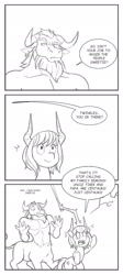 Size: 860x1920 | Tagged: safe, artist:nauth, oc, oc only, oc:twinkle bun, centaur, demon, ask, comic, misspelling, tumblr