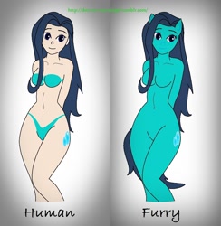 Size: 976x998 | Tagged: safe, artist:estevangel, oc, oc only, oc:silvernaqua, anthro