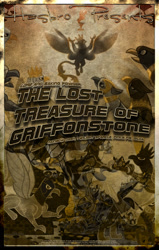 Size: 1080x1700 | Tagged: safe, artist:pims1978, king grover, griffon, the lost treasure of griffonstone, history of griffonstone, idol of boreas, movie poster