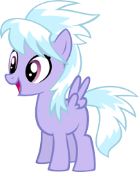 Size: 1000x1242 | Tagged: safe, artist:pegasus-drake, cloudchaser, filly, simple background, solo, transparent background, vector, younger