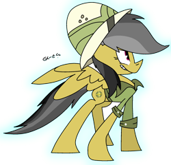 Size: 1024x982 | Tagged: safe, artist:dizzee-toaster, derpibooru import, daring do, clothes, solo