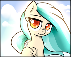 Size: 1280x1024 | Tagged: safe, artist:artguydis, oc, oc only, oc:floe, crystal pony, pony, askdisastral, solo