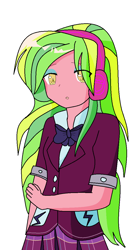 Size: 640x1180 | Tagged: safe, artist:snowycupcakes, lemon zest, equestria girls, anime, solo