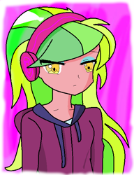 Size: 468x608 | Tagged: safe, artist:snowycupcakes, lemon zest, equestria girls, anime, solo