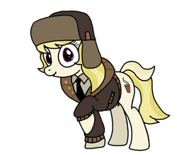 Size: 1024x896 | Tagged: safe, artist:anyponedrawn, march gustysnows, clothes, cute, female, hat, jacket, police