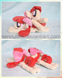 Size: 2400x3000 | Tagged: safe, artist:bendykins, apple bloom, filly, floppy, irl, photo, plushie