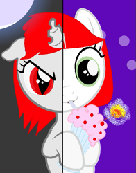 Size: 561x716 | Tagged: safe, oc, oc only, oc:autumn error, pony, filly, milkshake