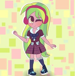 Size: 890x898 | Tagged: safe, artist:akirec25, derpibooru import, lemon zest, equestria girls, friendship games