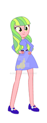 Size: 555x1439 | Tagged: safe, artist:airiana45, lemon zest, equestria girls, alternate universe, clothes, deviantart watermark, dress, obtrusive watermark, simple background, solo, transparent background, watermark