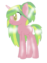 Size: 385x513 | Tagged: safe, artist:elita-loonka, lemon zest, equestria girls, equestria girls ponified, ponified, solo