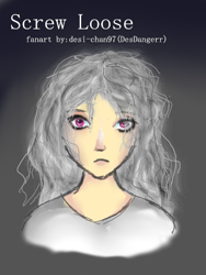 Size: 396x528 | Tagged: safe, artist:desi-chan97, screw loose, human, humanized, solo