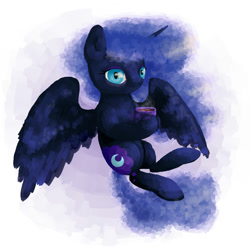 Size: 2000x2000 | Tagged: safe, artist:solar-claw, nightmare moon, coffee, coffee mug, solo