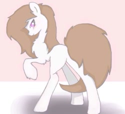 Size: 960x876 | Tagged: safe, artist:serenity, oc, oc only, oc:serenity, pony, base used, blushing, female, flank, fluffy, looking at you, magenta eyes, mare, plot, pose, showing off