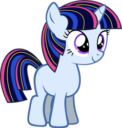 Size: 764x801 | Tagged: safe, oc, oc only, oc:starlight sparkle, cute, offspring, parent:night light, parent:twilight velvet, parents:nightvelvet, simple background, sister, transparent background, vector