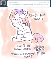 Size: 500x580 | Tagged: safe, sweetie belle, ask, ask sweetie belle, solo, tumblr