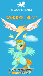 Size: 1096x1920 | Tagged: safe, artist:girlieginger, derpibooru import, lightning dust, solo, wonderbolts