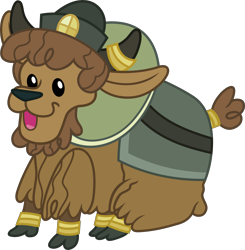 Size: 5869x6000 | Tagged: safe, artist:magister39, yak, party pooped, absurd resolution, calf, cloven hooves, cute, daaaaaaaaaaaw, horn ring, open mouth, simple background, smiling, solo, transparent background, vector, yak calf, young