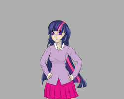 Size: 1280x1023 | Tagged: safe, artist:necro1337, twilight sparkle, human, humanized, solo