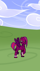 Size: 540x960 | Tagged: safe, oc, oc only, oc:starry cluster, pony creator, solo, space pony