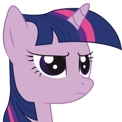 Size: 3000x3000 | Tagged: safe, artist:candy-muffin, twilight sparkle, serious face, simple background, transparent background, vector