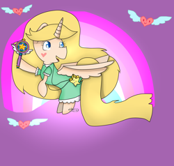 Size: 2000x1900 | Tagged: safe, artist:myteaiscold, ponified, solo, star butterfly, star vs the forces of evil