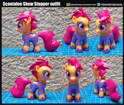 Size: 2068x1742 | Tagged: safe, artist:eljoeydesigns, derpibooru import, scootaloo, custom, show stopper outfits