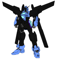 Size: 893x910 | Tagged: safe, artist:combatkaiser, edit, nightmare moon, after war gundam x, gundam, gundam double x, mecha, simple background, transparent background