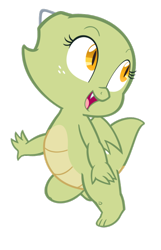 Size: 600x933 | Tagged: safe, artist:queencold, oc, oc only, oc:jade, dragon, baby dragon, dragon oc, dragoness, simple background, solo, transparent background