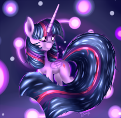 Size: 1755x1705 | Tagged: dead source, safe, artist:shamanguli, twilight sparkle, twilight sparkle (alicorn), alicorn, pony, female, mare, simple background, solo