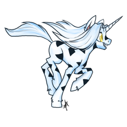Size: 625x625 | Tagged: safe, artist:dinkelion, oc, oc only, pony, unicorn, solo