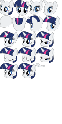 Size: 512x1024 | Tagged: safe, derpibooru import, rarity, twilight sparkle, pony, unicorn, concept art, female, horn, leak, mare, purple mane, white coat