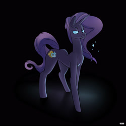 Size: 3000x3000 | Tagged: safe, artist:purevil, nightmare rarity, oc, oc only, oc:garnet, commission, solo