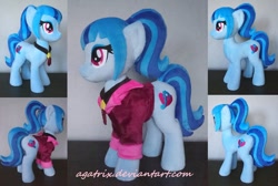 Size: 1024x687 | Tagged: safe, artist:agatrix, sonata dusk, cute, irl, photo, plushie, ponified, solo, sonatabetes