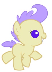 Size: 758x1055 | Tagged: safe, artist:3d4d, cream puff, pony, baby, baby pony, filly, foal