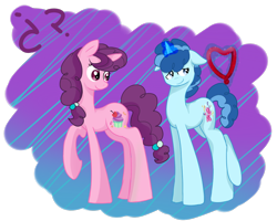 Size: 1000x800 | Tagged: safe, artist:patty-plmh, party favor, sugar belle, the cutie map, female, male, partybelle, shipping, straight