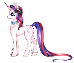 Size: 1024x873 | Tagged: safe, artist:divinekitten, oc, oc only, oc:vintage castle, pony, unicorn, simple background, solo, traditional art, transparent background