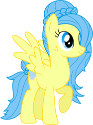 Size: 2244x3001 | Tagged: safe, artist:ebontopaz, oc, oc only, oc:citrus jewel, pegasus, pony, simple background, solo, transparent background, vector