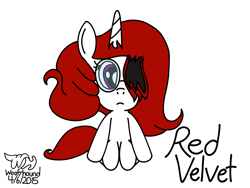 Size: 3200x2400 | Tagged: safe, artist:xwoofyhoundx, oc, oc only, oc:red velvet, glasses, inkscape, kneeling, solo