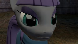 Size: 1280x720 | Tagged: safe, maud pie, 3d, gmod, lighting, lips, maud pie may or may not be amused, muzzle, nose, selfie, stare