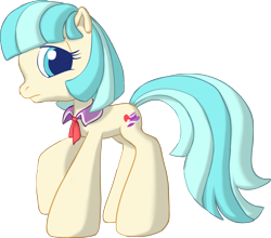 Size: 2277x2000 | Tagged: safe, artist:colossalstinker, coco pommel, g3.5, g4 to g3.5, generation leap, solo