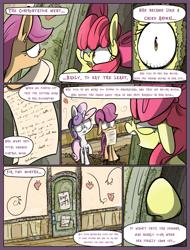 Size: 1235x1625 | Tagged: safe, artist:slitherpon, apple bloom, scootaloo, sweetie belle, alternate universe, comic, cutie mark crusaders, moody mark crusaders, psychological imprisonment