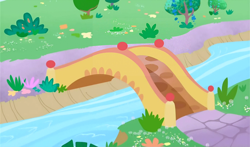 Size: 740x435 | Tagged: safe, edit, edited screencap, screencap, g3.5, twinkle wish adventure, bridge, intro, no pony, scenery