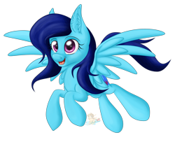 Size: 800x650 | Tagged: safe, artist:unisoleil, oc, oc only, oc:blue flame, pegasus, pony, solo