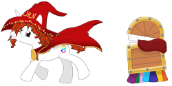 Size: 4000x1994 | Tagged: safe, artist:fethur, derpibooru import, discworld, ponified, rincewind