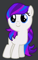 Size: 326x521 | Tagged: safe, artist:monkfishyadopts, oc, oc only, oc:eve softwing, filly, solo, younger