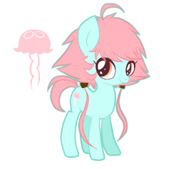 Size: 680x646 | Tagged: safe, artist:ne-chi, oc, oc only, oc:jelly splash, earth pony, pony, simple background, solo, transparent background