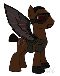 Size: 784x991 | Tagged: safe, artist:qemma, falcon (marvel comics), marvel, ponified, sam wilson, solo